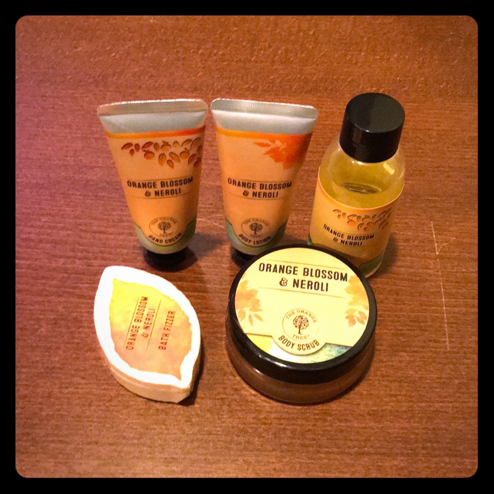 Orange blossom complete and body care kit